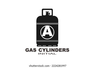 Logo inicial del cilindro de gas propano