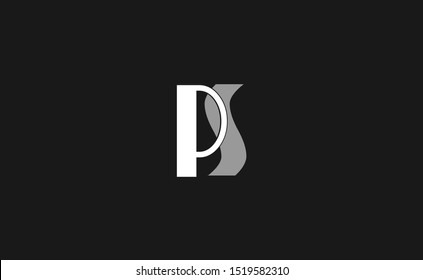 Initial PS Letter Logo Design