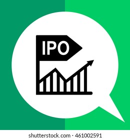 Initial Public Offer Simple Icon