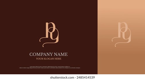 Initial PY Logo Design Vector 