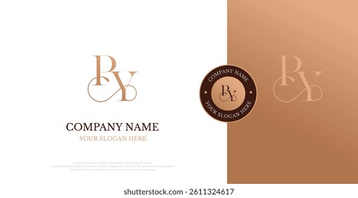 Initial PY Logo Design Vector