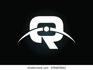 Initial Q Letter Logo With Creative Modern Business Typography Vector Template. Earth's Atmosphere Logo Concept