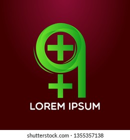 initial q letter logo for organic product, agricultuture or farm company
