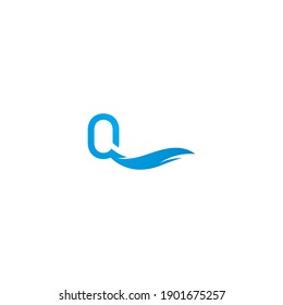 vector del logotipo de la letra Q inicial
