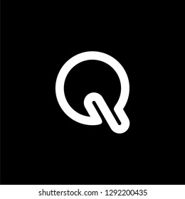 initial Q letter Q technology IT combination Q