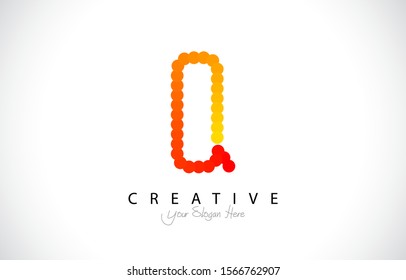 Initial Q Modern Trendy Design Logo Concept. Creative look Icon Logo with circle and gradient style Vector Illustration.