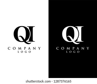 Initial Qiiq Modern Logo Design Black Stock Vector (Royalty Free ...