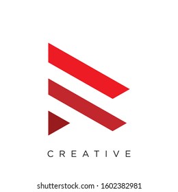 initial r abstract logo line design vector