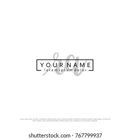 Initial R & A elegant logo template vector