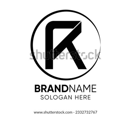 Initial R , R K , R T letter logo design vector template Stock fotó © 