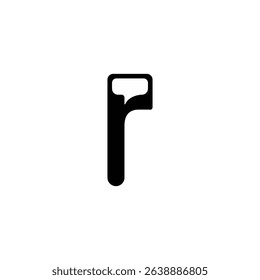 Initial R Letter with chat icon logo design illustration