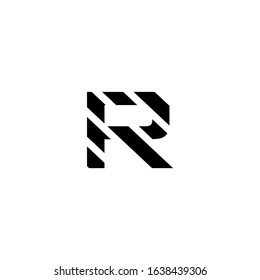 Initial R Letter Logo design vector. Illustration of Letter R Logotype