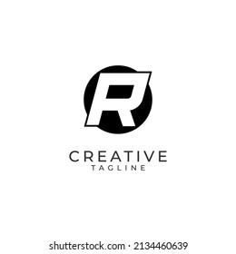 Initial R Letter Logo Design Vector Template. Monogram and Creative Alphabet LettersI llustration