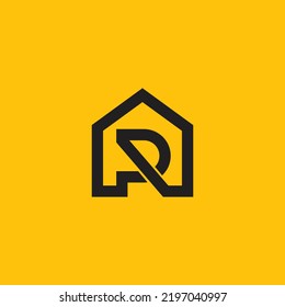 Initial R Letter Real Estate Logo Template, Icon, Symbol - Vector. eps10