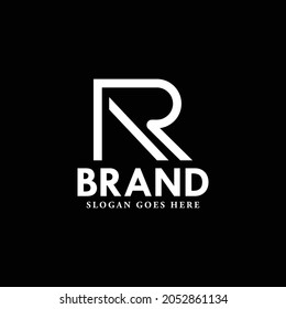 Initial r logo design template vector