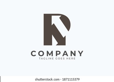 Initial R Logo, letter R with with arrow inside, Usable for Business and logistic Logos, Flat Vector Logo Design Template, vector illustration