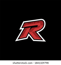 Initial R Mascot Logo Vector Eps 10
