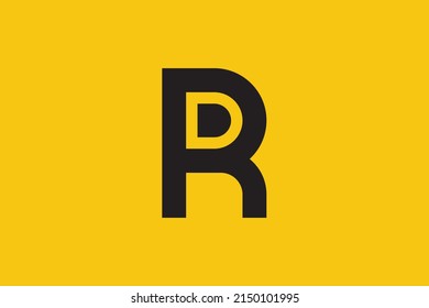 Initial R RD DR modern monogram and elegant logo design, Professional Letters Vector Icon Logo on luxury background.