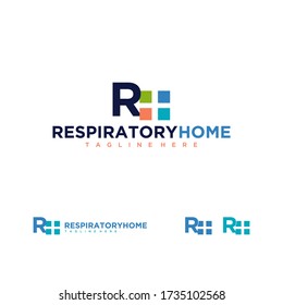 Initial R Real Estate Logo Vector,  Window Icon Logo Design.