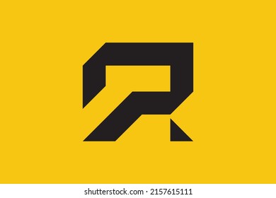 Initial R RP PR modern monogram and elegant logo design, Professional Letters Vector Icon Logo on luxury background.