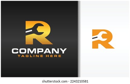 the initial R wrench logo