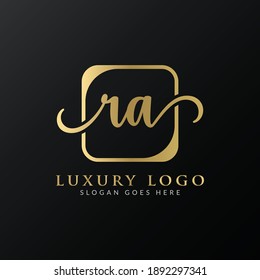 Initial ra letter Logo Design Modern Typography Vector Template. Creative Luxury letter ra logo design.
