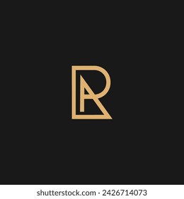 initial RA Letter logo design vector, RA minimal icon creative concept illustrations,
