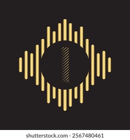 Initial Rained Logo Combine With Letter I Vector Template