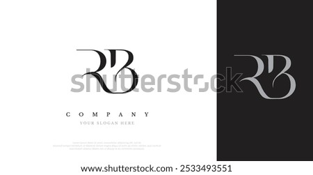 Initial RB Logo Design Vector 