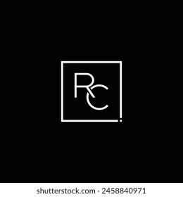 Initial RC Vector Logo - Elegant Monogram Template for letter R and C for your Business