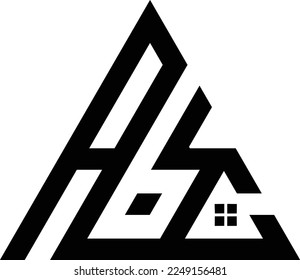 initial real estate logo design