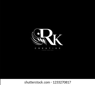 rk logo images stock photos vectors shutterstock https www shutterstock com image vector initial rk letter luxury beauty flourishes 1233270817