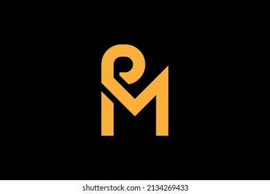 Initial RM MR modern monogram and elegant logo design, Professional Letters Vector Icon Logo on luxury background.