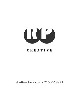 Marca de idea de moda de etiqueta creativa de la empresa de RP inicial