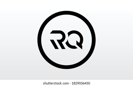 Initial rq letter logo with creative modern business typography vector template. Creative letter rq logo design.