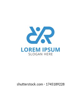 Initial RR Isolated Letter Logo