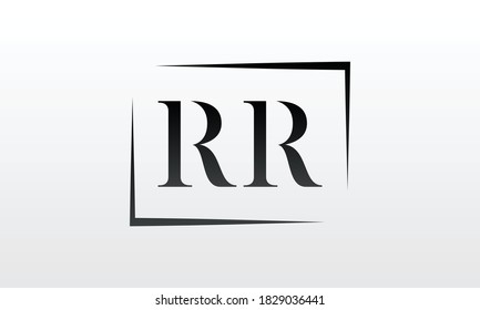 Initial rr letter logo with creative modern business typography vector template. Creative letter rr logo design.