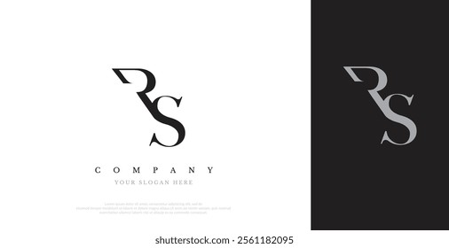 Initial RS Logo Design Vector 