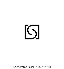 initial S Cube Letter Logo Design Monogram Icon Vector Template.BP logo