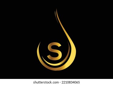 Initial S Letter alphabet with  Butterfly Logo. Black and white Butterfly Sign Concept Template.