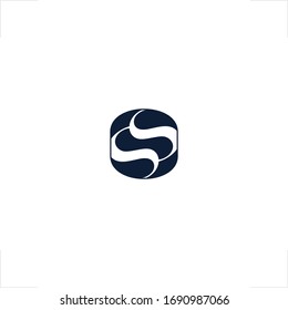 initial S letter logo design