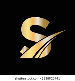 Initial S Letter Logo Design Symbol. Letter S Logotype Sign Template