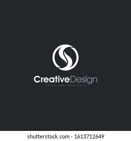 Initial S Letter Logo Icon Design letter symbol business company vector icon
