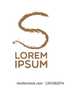initial S letter logo, sign or icon 
