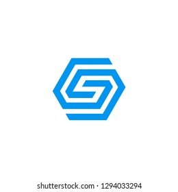 initial S letter S technology 
