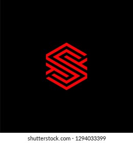 initial S letter S technology 