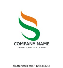Initial S logo design