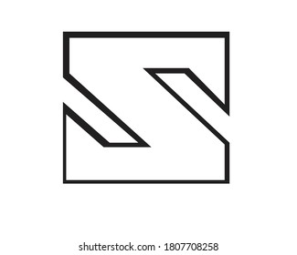 diseños iniciales de letras s y logotipo