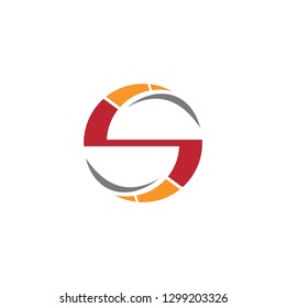 initial S logo template