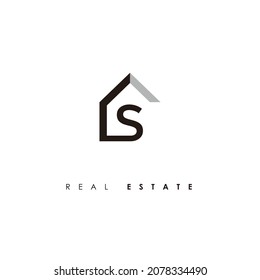 Initial S Real Estate Logo Design